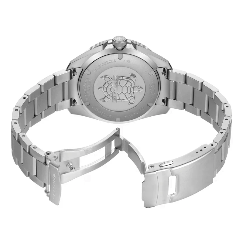 DS-X “New DS Concept Extreme Shock Resistance” GMT Quartz 41mm - Grey w/ Red Bezel on Bracelet