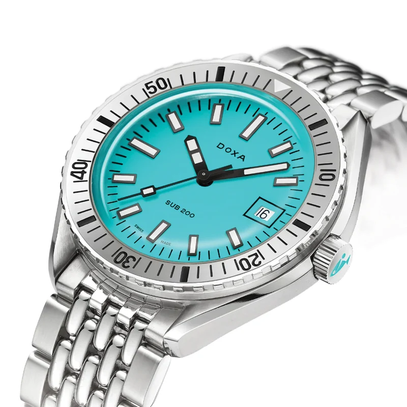 SUB 200 Aquamarine 42mm - Aquamarine on Bracelet