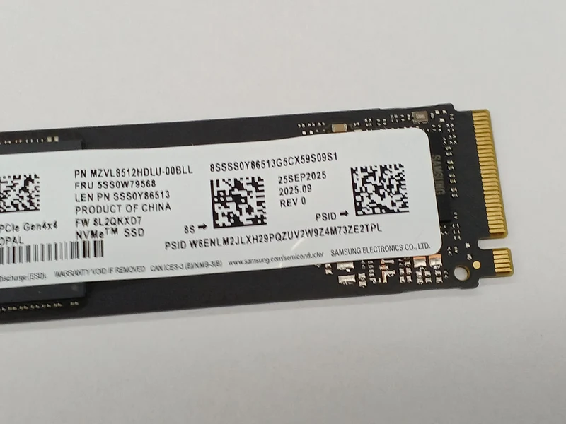 SAMSUNG M.2 2280 512GB MZ-VL8512B