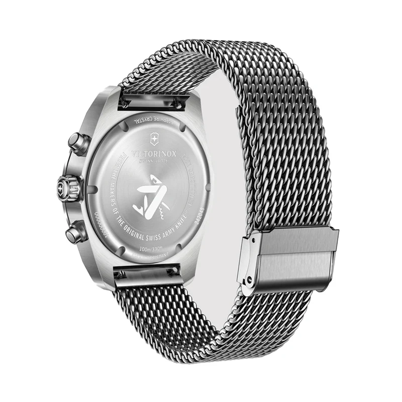 Swiss Army Chrono Quartz 42mm - Black on Bracelet