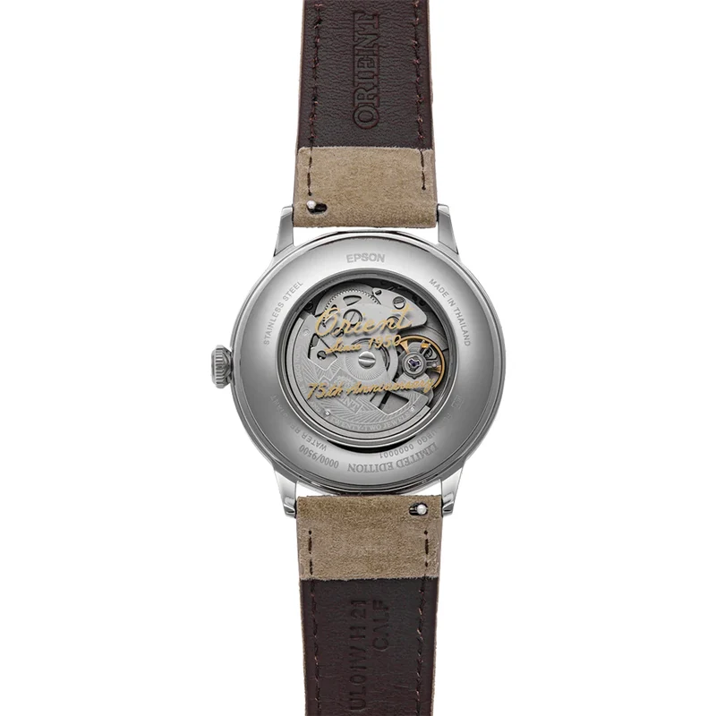 Limited Edition Bambino Version 2 40.5mm - White on Leather Strap w/ Extra Strap
