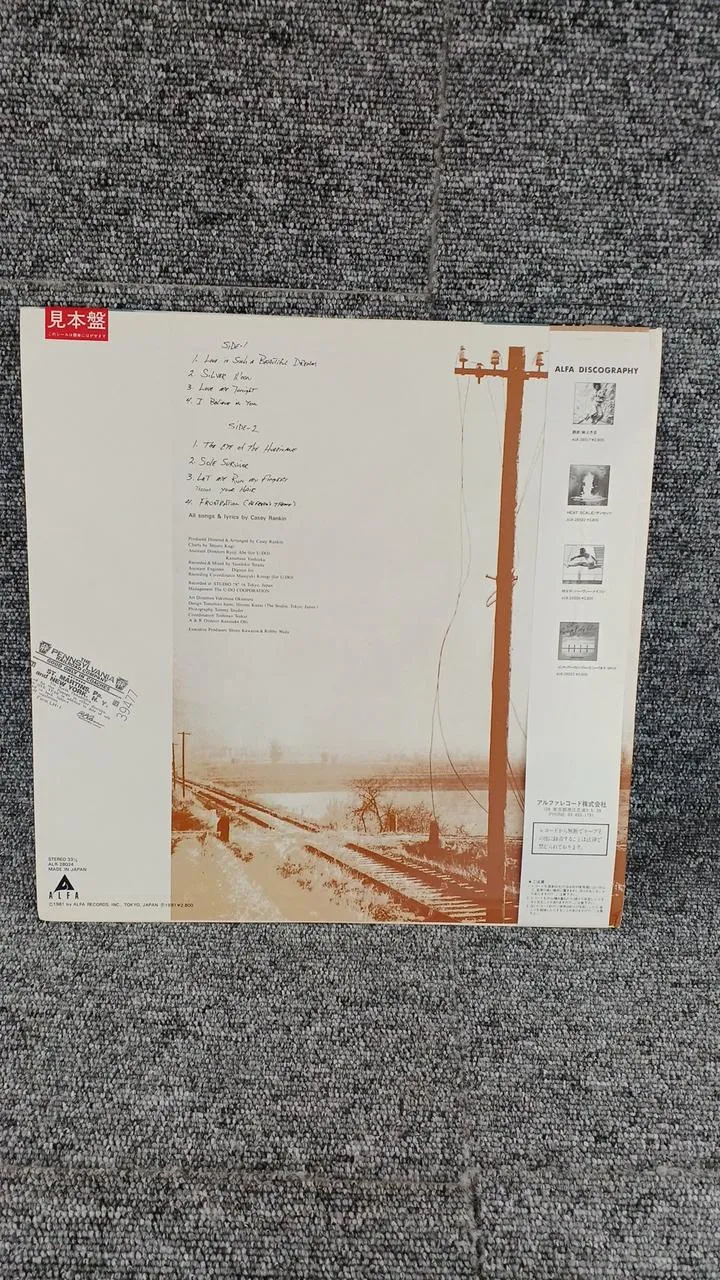 VICTOR Sample Disc Unused Record Casey Rankin SILVERMOON
