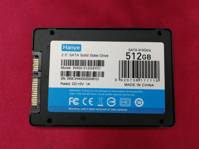 HANYE SSD W400-512GSY01