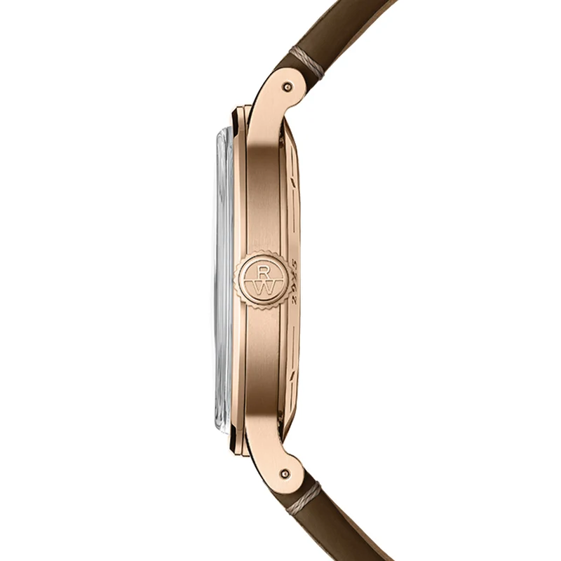 Millesime Men's Automatic Sector Dial 39.5mm - Silver on Leather Strap