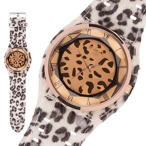 Damen Uhr Fashion Leo Fell Armbanduhr