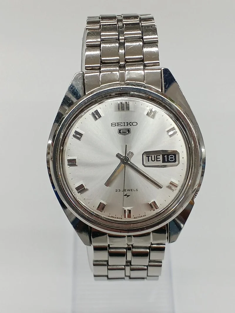 [SCHROTT] Mechanische SEIKO5 Uhr, 23 Steine, Ref. 5126-8060