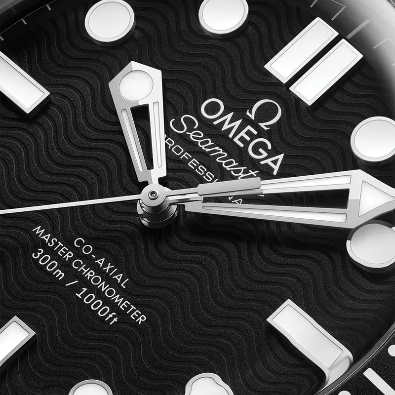 Seamaster Diver 300M Aluminum Bezel 42mm - Black on Rubber Strap