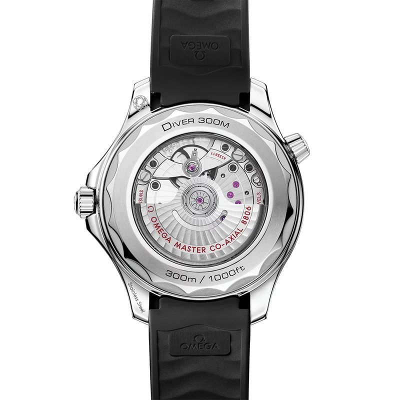 Seamaster Diver 300M Aluminum Bezel 42mm - Black on Rubber Strap