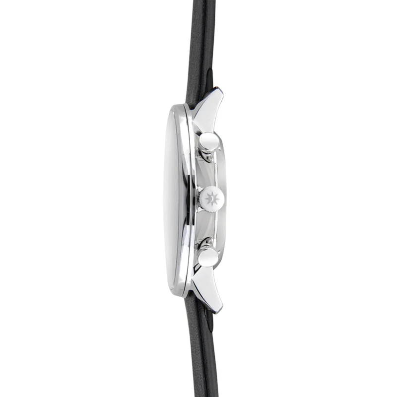 FORM C 40mm - White on Leather Strap