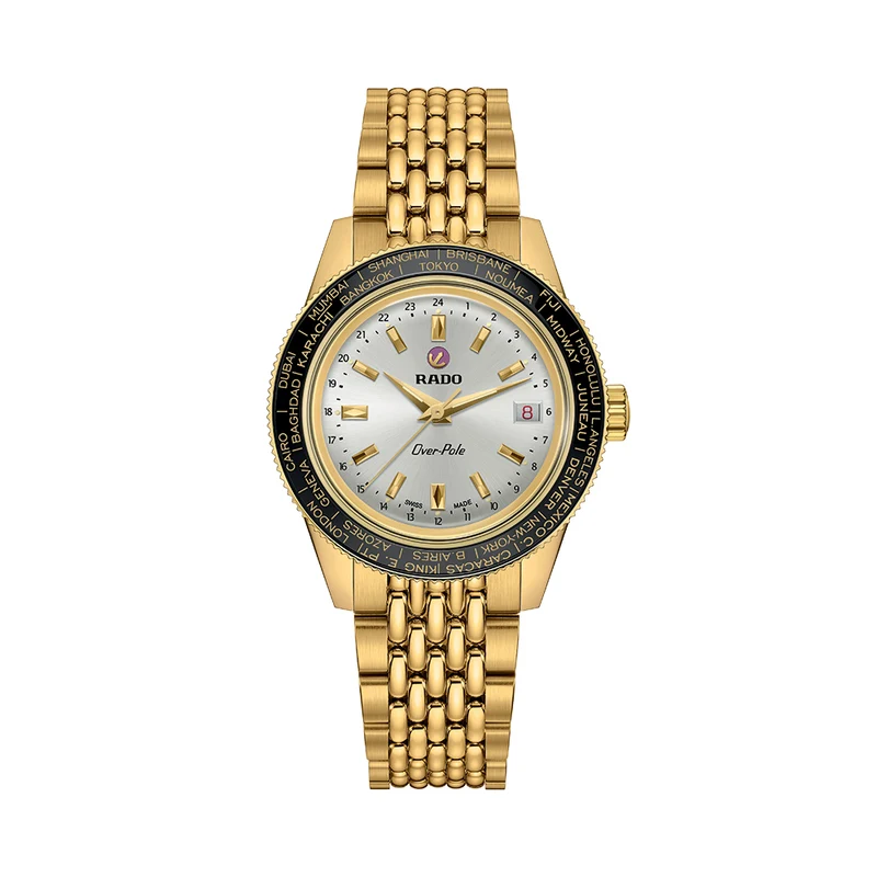 Captain Cook Over-Pole Limited Edition 39mm - Silver on Bracelet and Leather Strap