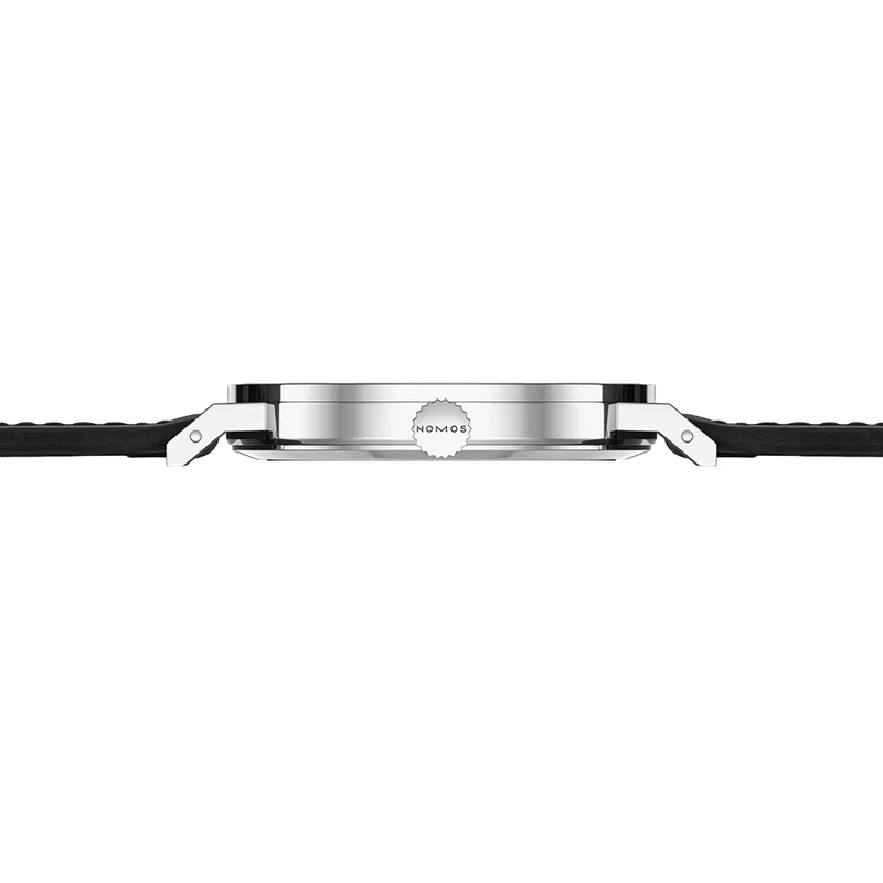 Tangente 2Date 37.5mm - White on Leather Strap