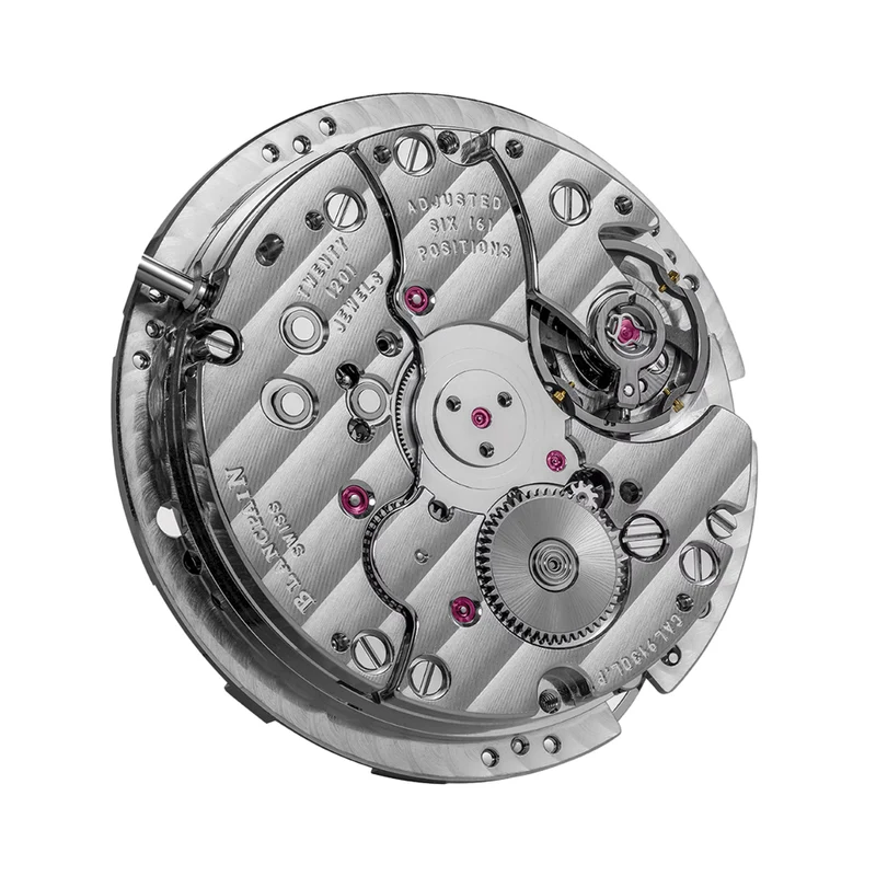 Villeret Calendar Moonphase Red Gold 33.2mm - White on Leather Strap