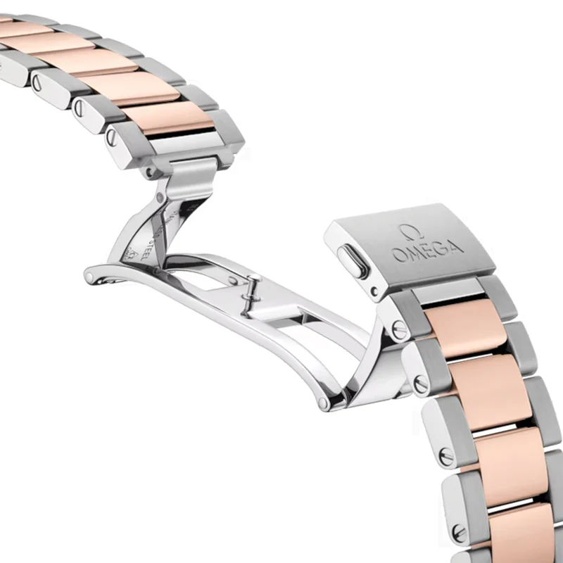 Seamaster Aqua Terra 150M Steel and Sedna™ Gold 38mm - Grey on Bracelet