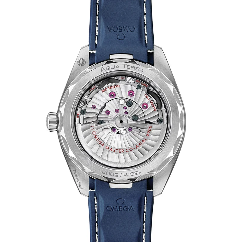 Seamaster Aqua Terra 150M 41mm - Blue on Rubber Strap