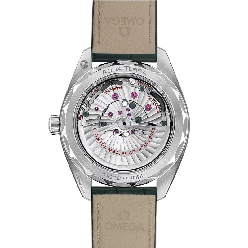Seamaster Aqua Terra 150M 41mm - Green on Leather Strap
