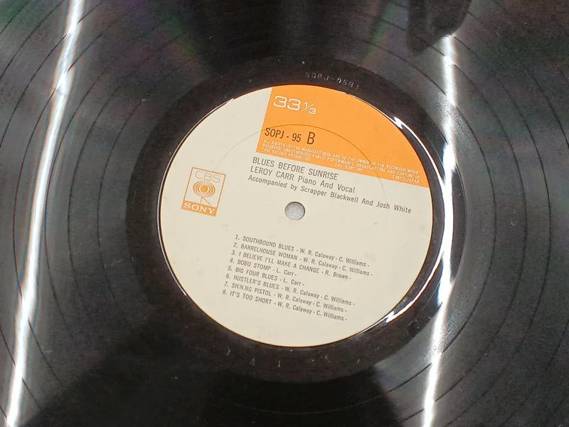 SONY Leroy Carr / Blues Before Sunrise SOPJ-95