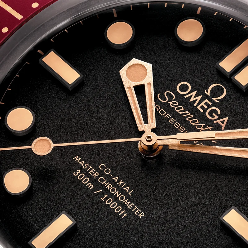 Seamaster Diver 300M Bronze Gold 42mm - Black on Rubber Strap