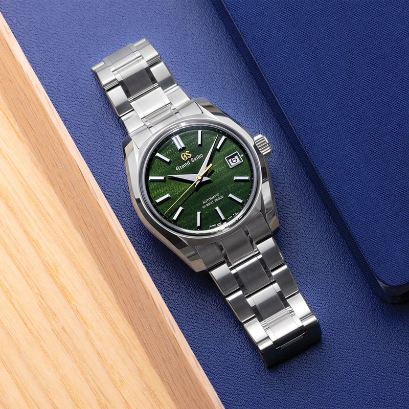 SBGH351 "Rikka" Heritage Hi-Beat 36000 40mm - Green on Bracelet