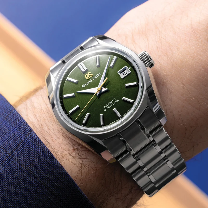 SBGH351 "Rikka" Heritage Hi-Beat 36000 40mm - Green on Bracelet