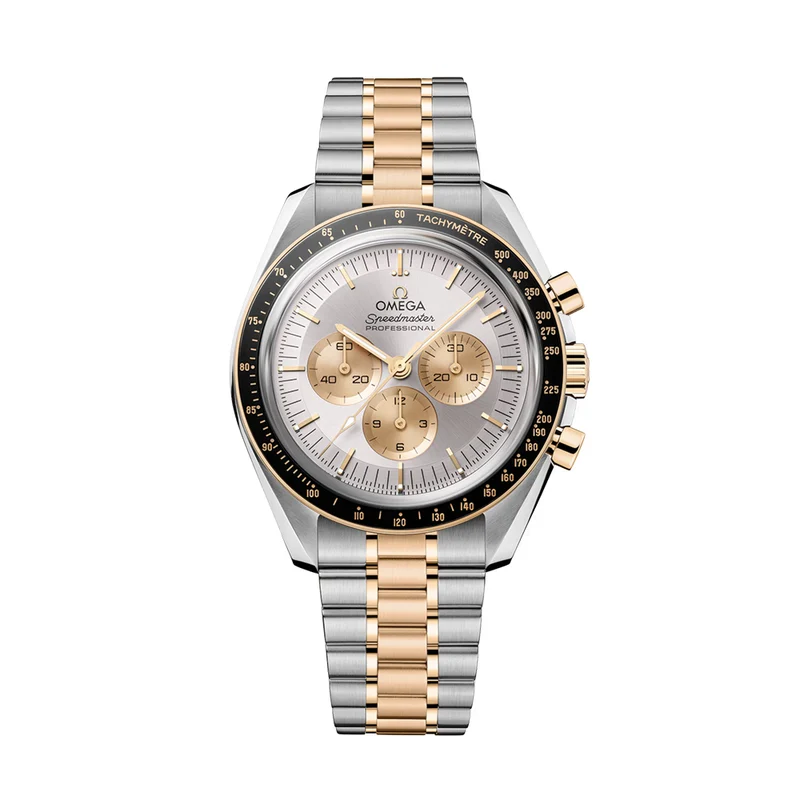 Speedmaster Moonwatch Professional Steel Moonshine Gold 42mm - Silver on Bracelet