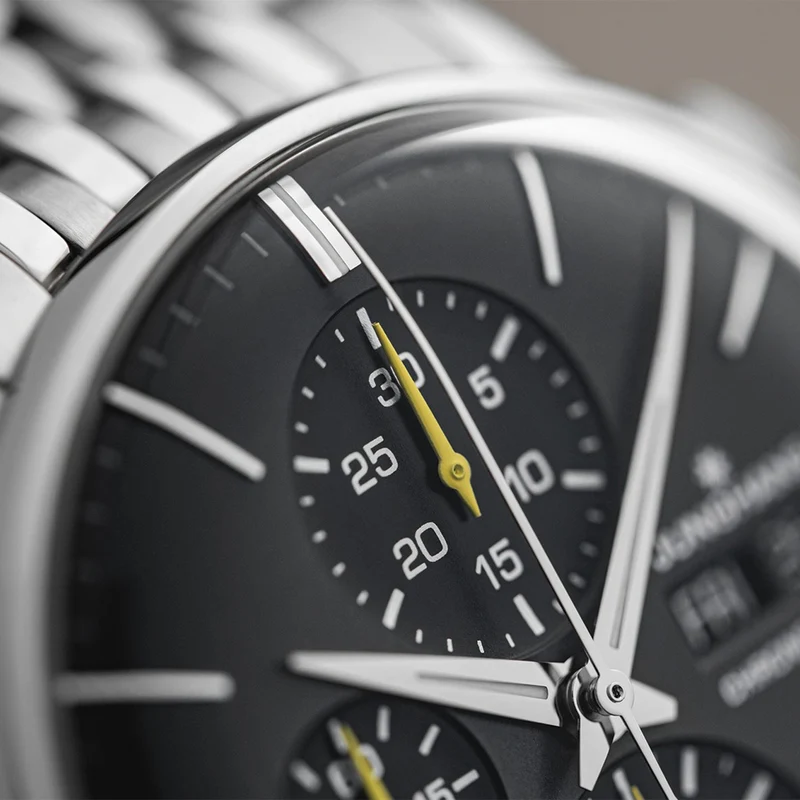 Meister Chronoscope English Date Dark Grey Dial