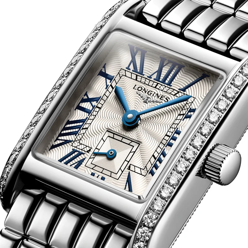 Mini DolceVita 29mm - Silver "Fliniqué" on Bracelet