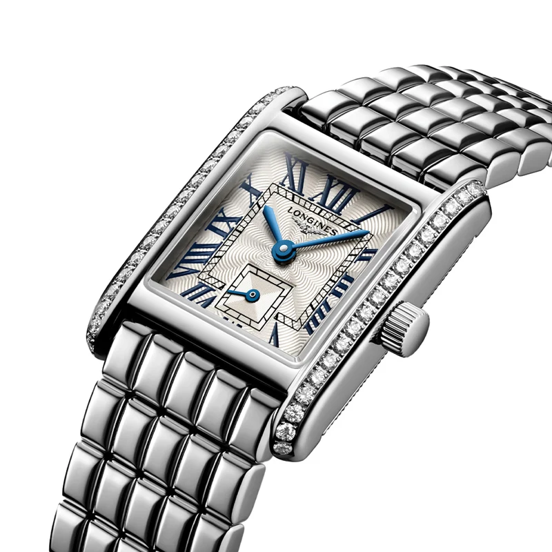 Mini DolceVita 29mm - Silver "Fliniqué" on Bracelet