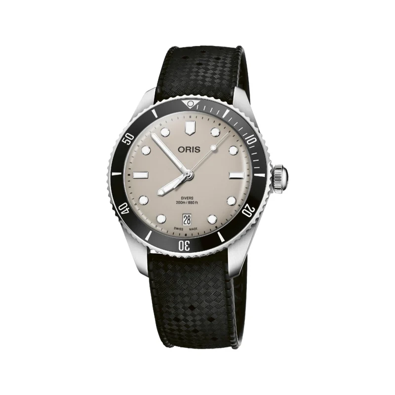 Divers Date 39mm - Beige on Bracelet