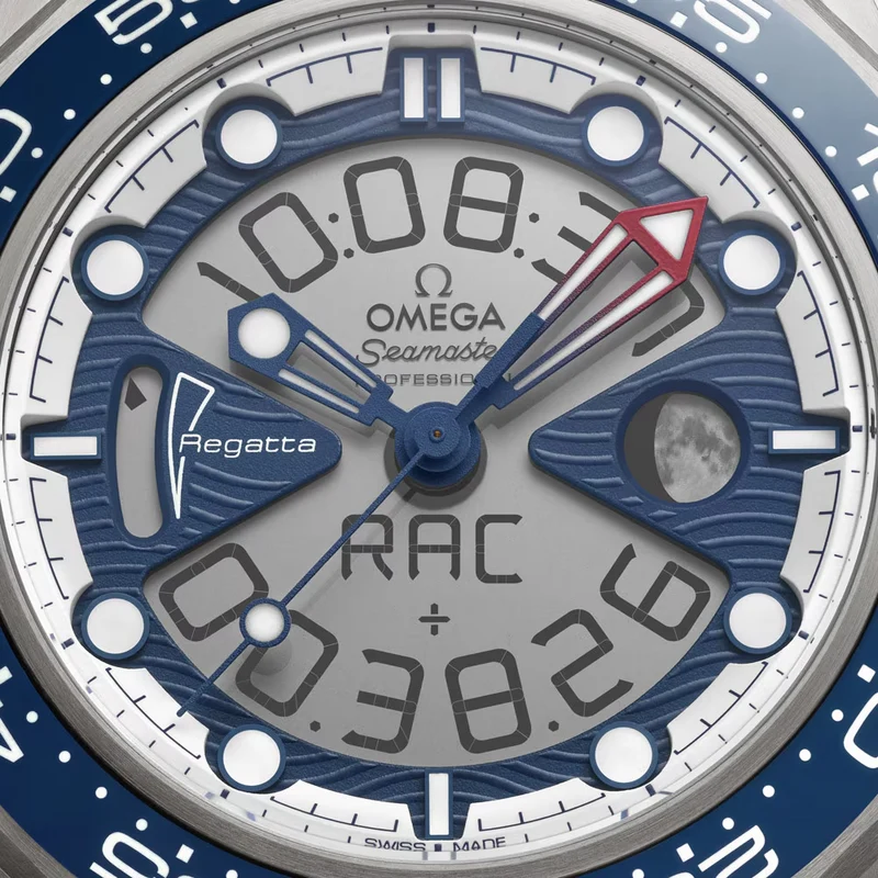 Seamaster Regatta America's Cup Titanium on Rubber Strap 46.75mm - Grey on Rubber Strap