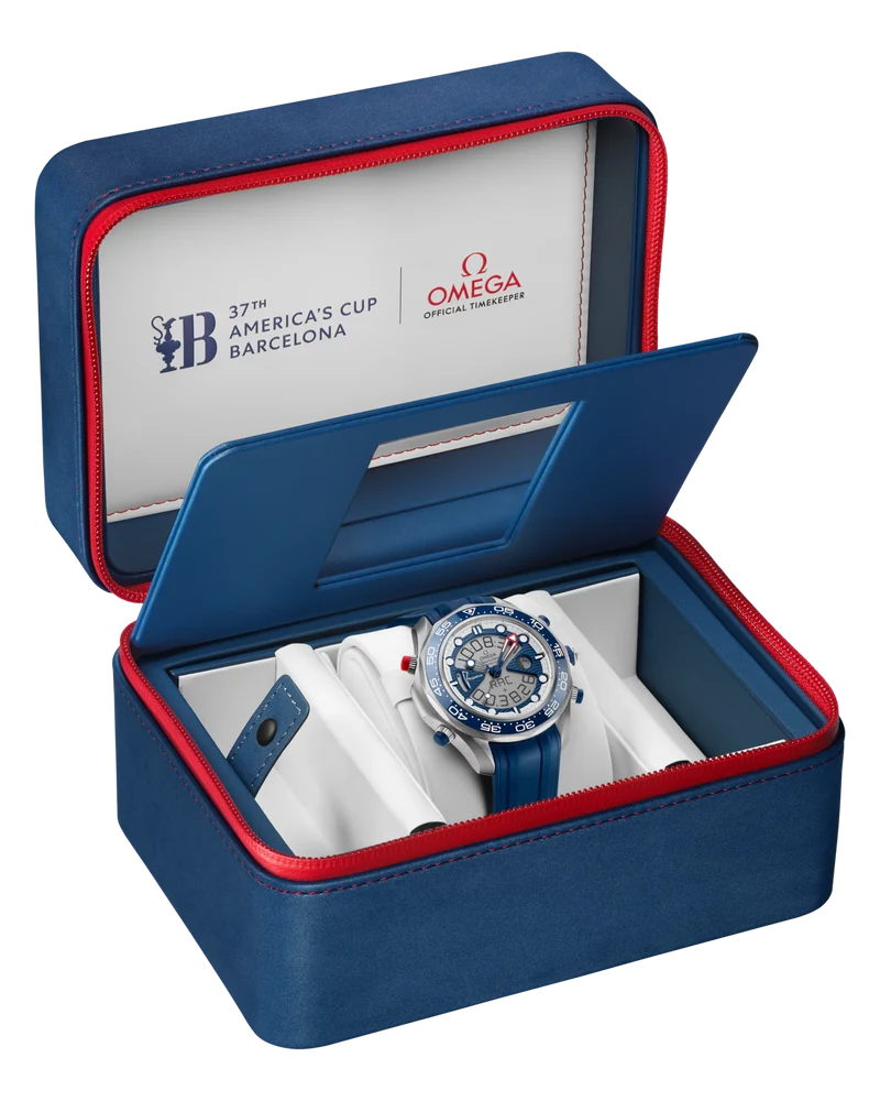 Seamaster Regatta America's Cup Titanium on Rubber Strap 46.75mm - Grey on Rubber Strap