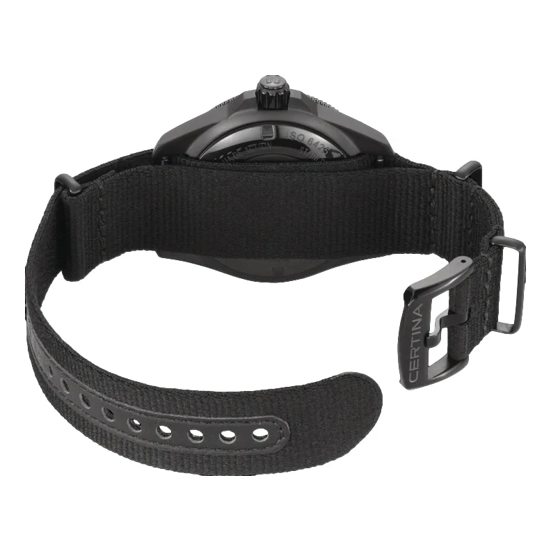 DS Action Diver Powermatic 80 Black PVD 43mm - Black on Bracelet