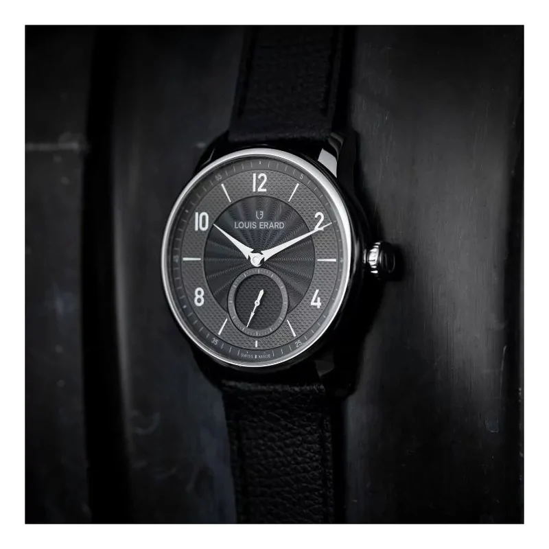 Excellence Petite Seconde Guilloché Anthracite Black