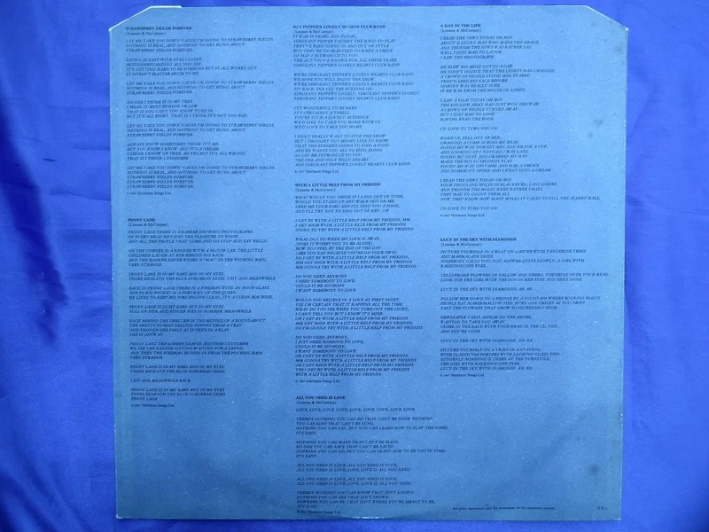 Apple Records The Beatles 1967-1970 PCS 7181