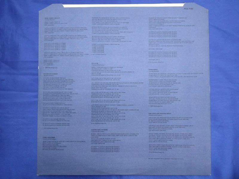 Apple Records The Beatles 1967-1970 PCS 7181