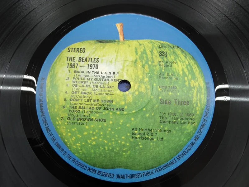 Apple Records The Beatles 1967-1970 PCS 7181