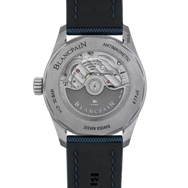 Fifty Fathoms Bathyscaphe Steel 38mm - Blue on One Piece Nylon Strap