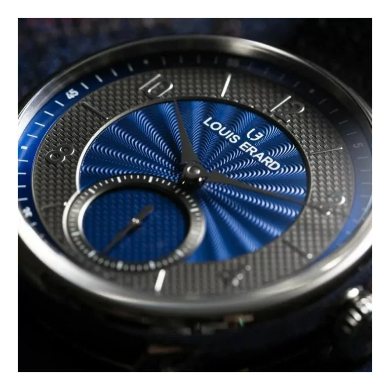 Excellence Petite Seconde Guilloché Anthracite Blue
