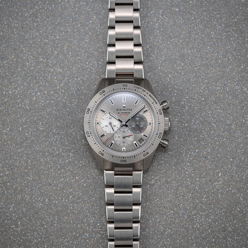 Chronomaster Sport Titanium 41mm - Silver on Bracelet