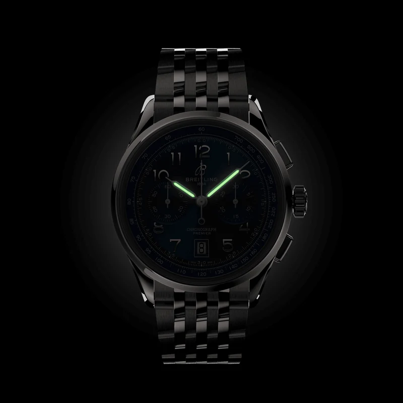 Premier B01 Chronograph 42mm - Green on Bracelet