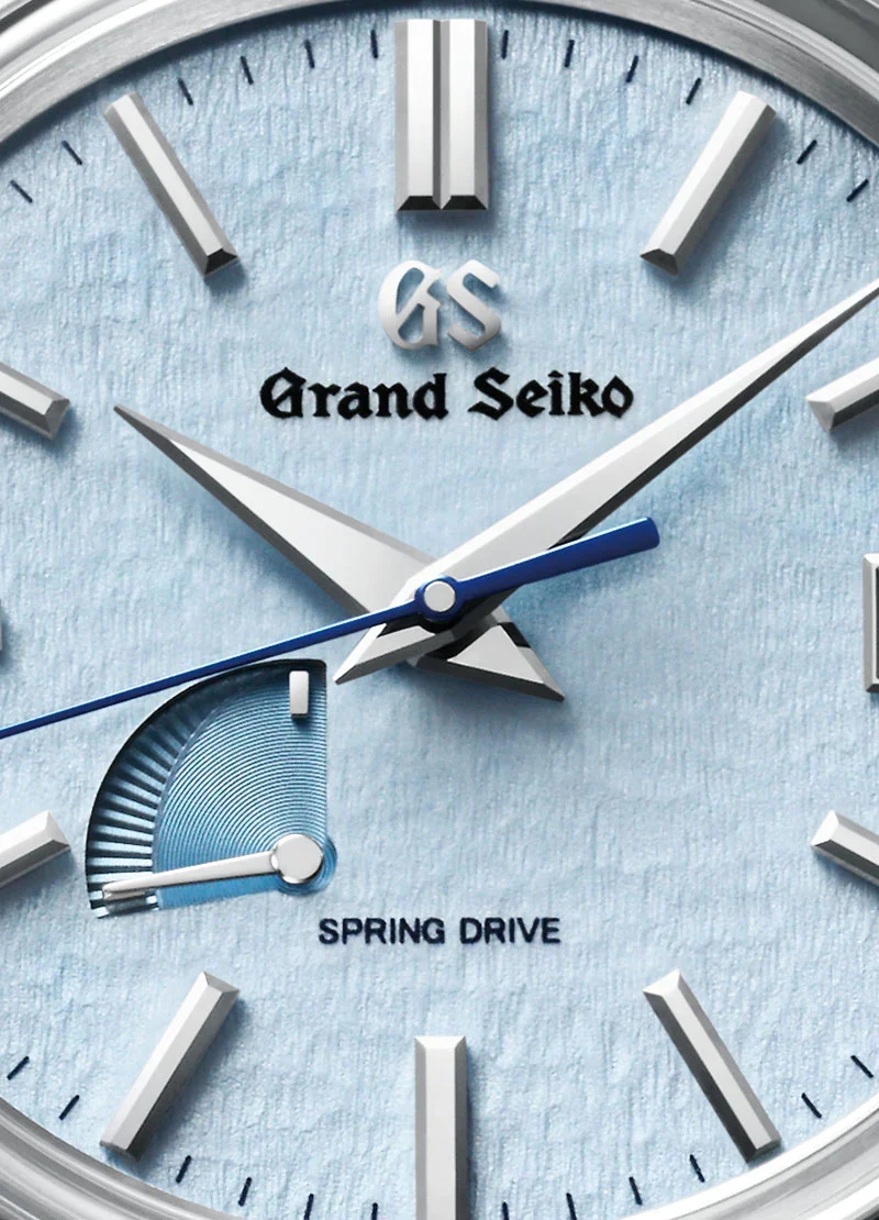 SBGA407 "Skyflake" Elegance Spring Drive 40.2mm - Blue on Leather Strap