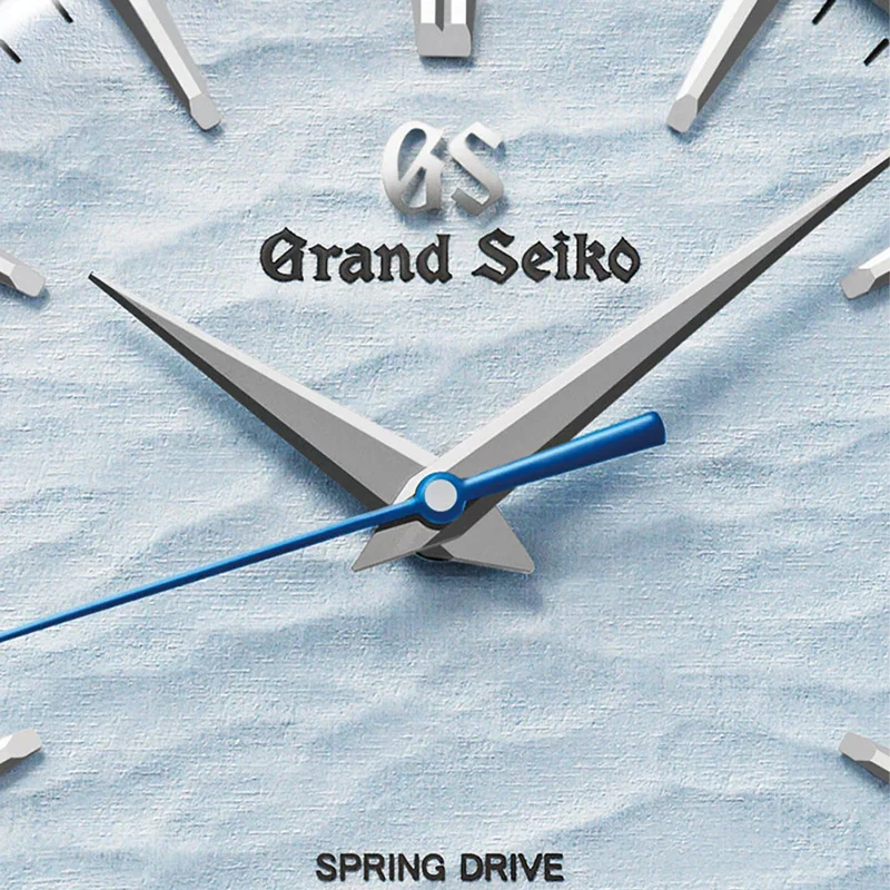 SBGY007 "Omiwatari" Elegance Spring Drive 38.5mm - Blue on Leather Strap