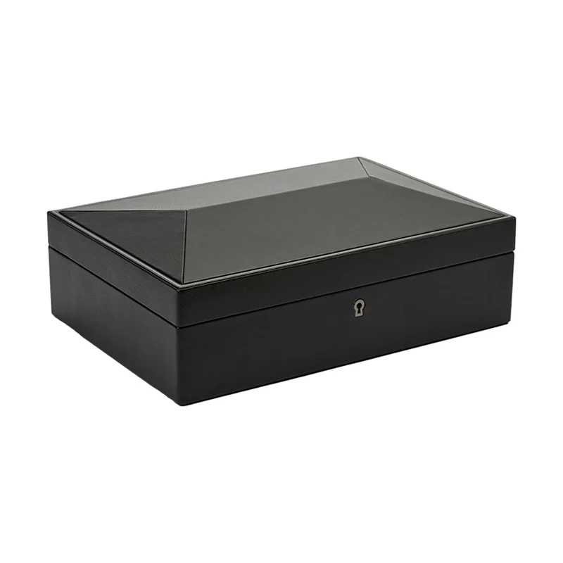 British Racing 10 Piece Watch Box - Black