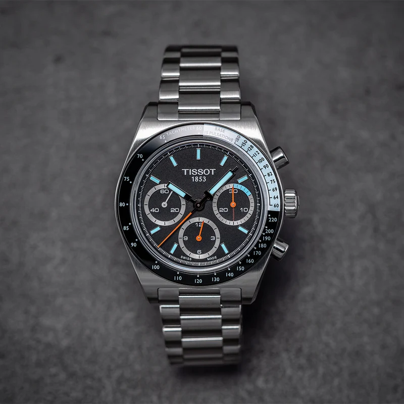 PR516 Mechanical Chronograph 41mm - Black on Bracelet
