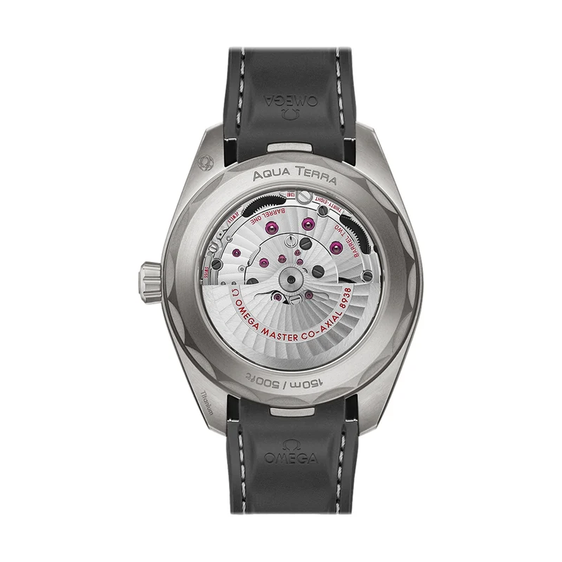 Seamaster Aqua Terra 150M GMT Worldtimer 43mm - Grey on Rubber Strap