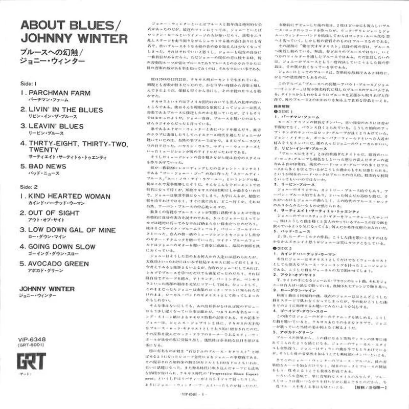 Victor Johnny Winter „Illusion of the Blues“ VIP-6348