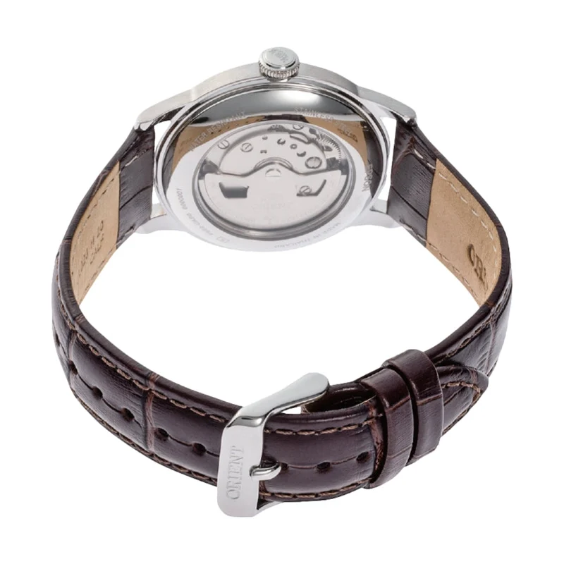 Bambino Version 7 Small Seconds 38mm - Champagne on Leather Strap