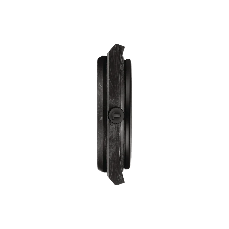 PRX Carbon Powermatic 80 40mm - Black on Rubber Strap