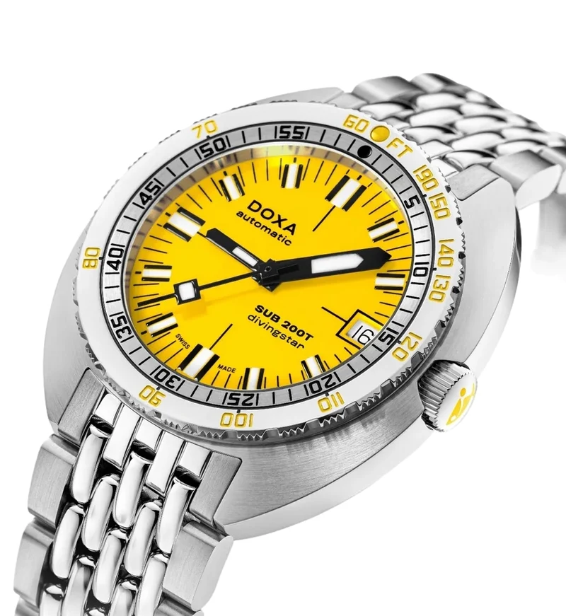 SUB 200T Divingstar 39mm - Iconic Yellow on Bracelet