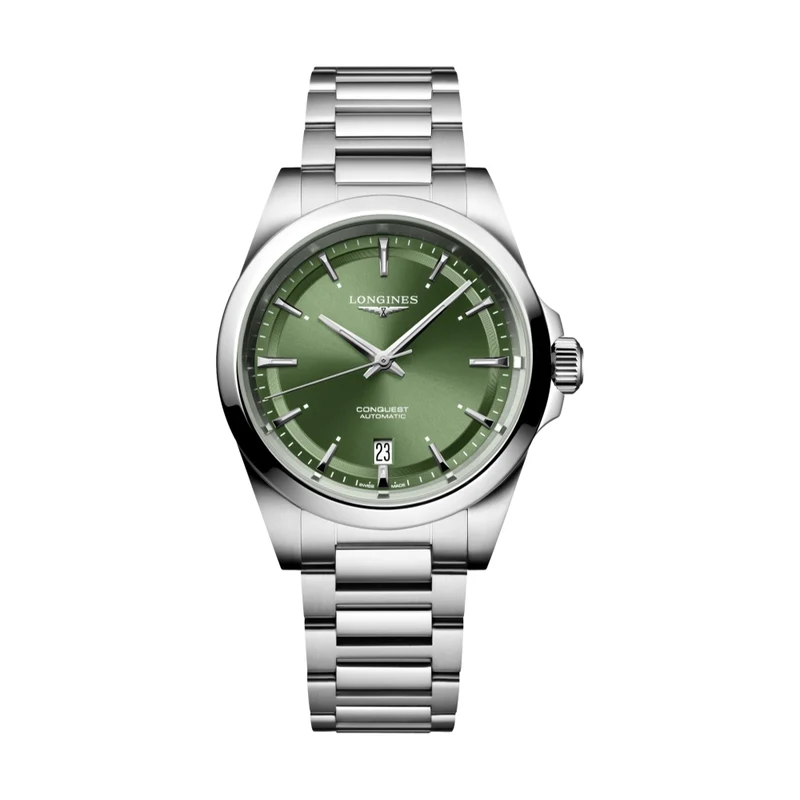 Conquest 38mm - Green on Bracelet
