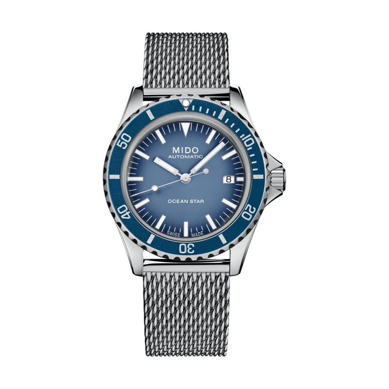 Ocean Star Tribute Special Edition 40.5mm - Blue on Bracelet w/ Additional Rubber Strap